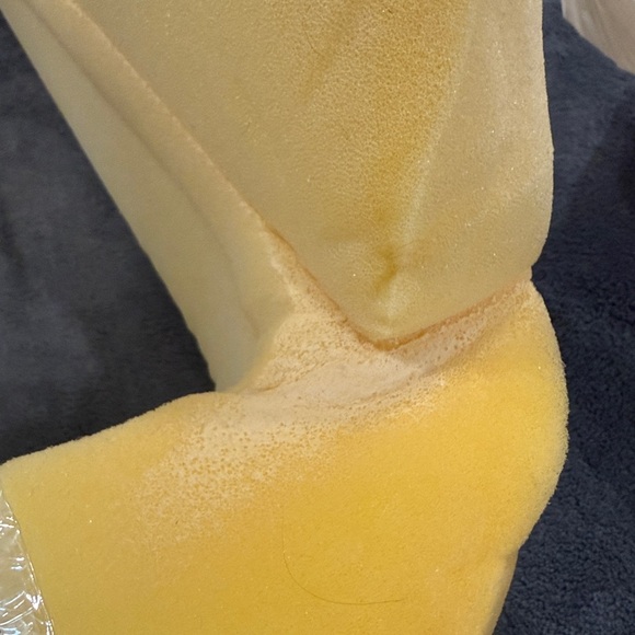 Plush Nursing Pillow in Light Gray - Picture 3 of 4